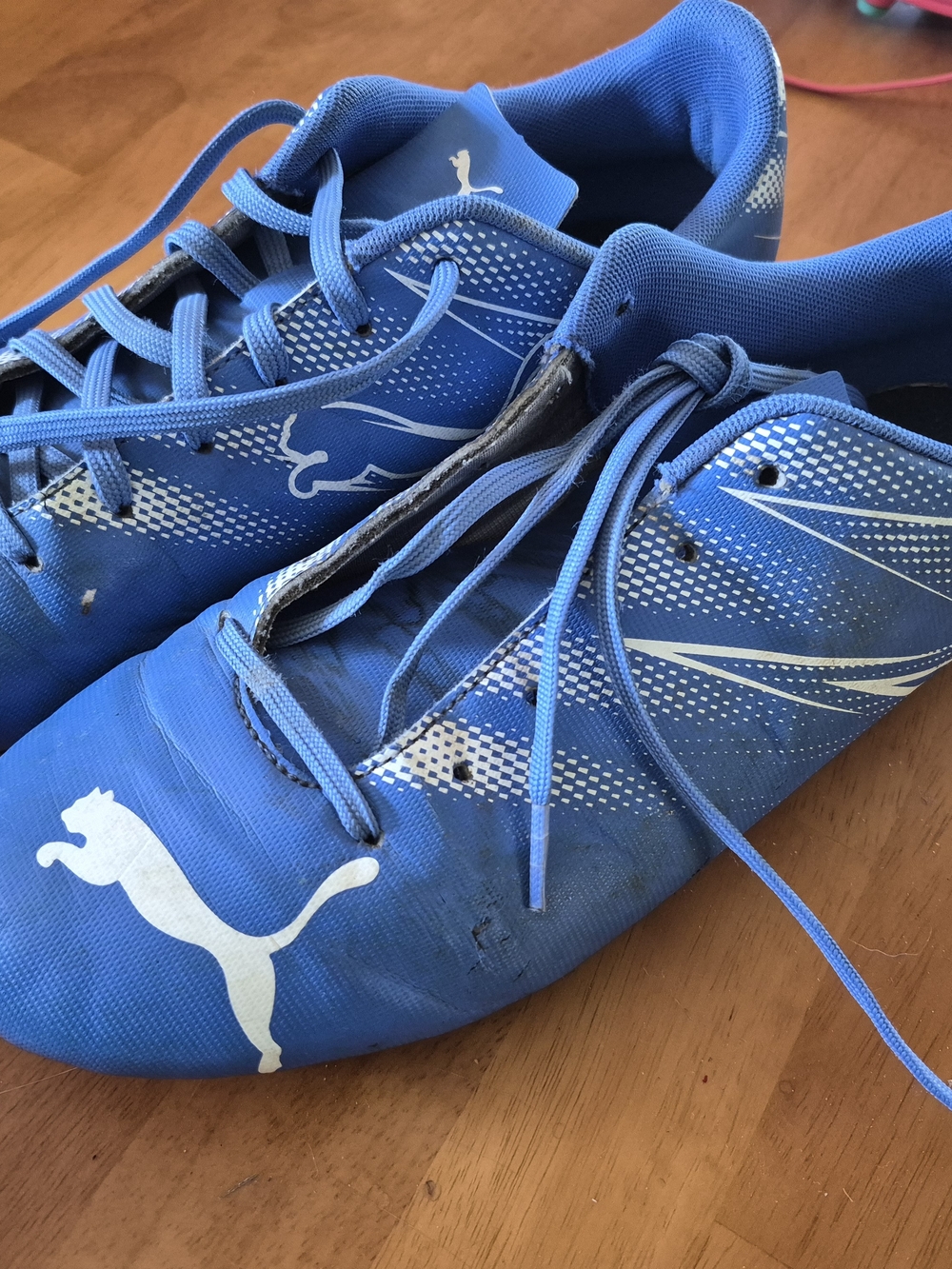 Puma Men’s Blue Soccer Cleats